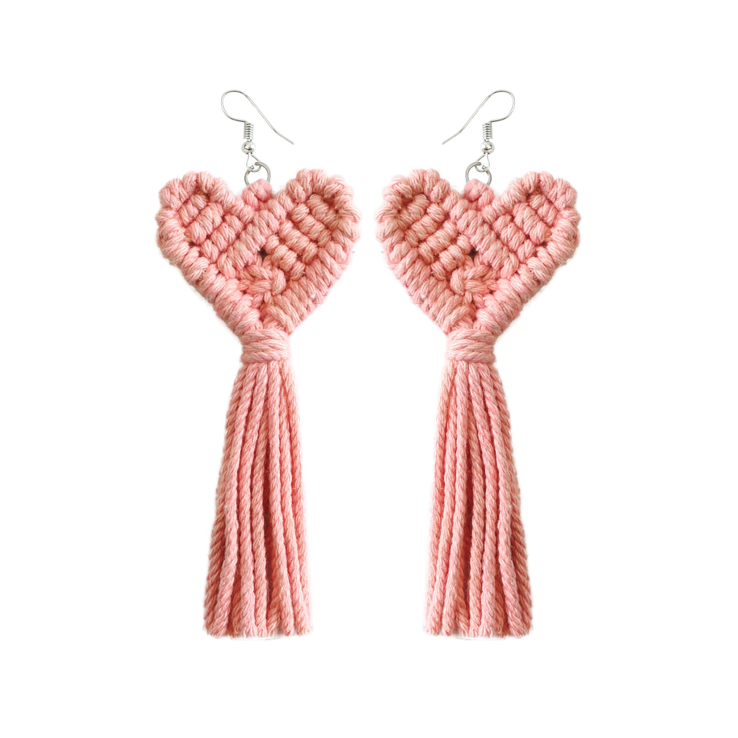 Wholesale Bohemian Vintage Rice Bead Tassel Earrings Exaggerated Personality Creative Handmade Jewelry